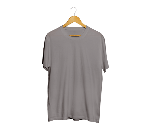 Steel Gray Half sleeves T-shirt - WELLNECK