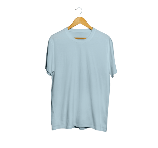 Sky Blue Half sleeves T-shirt - WELLNECK