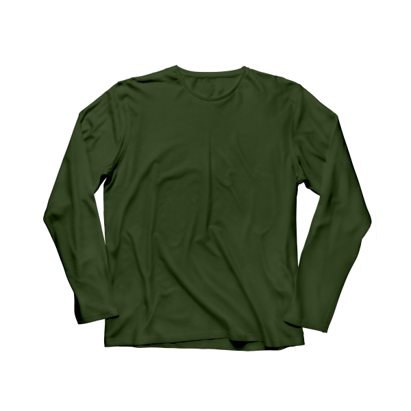 Jungle Green Full Sleeves T-shirt - Wellneck