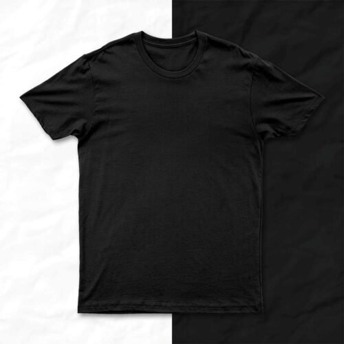 Black Half sleeves T-shirt